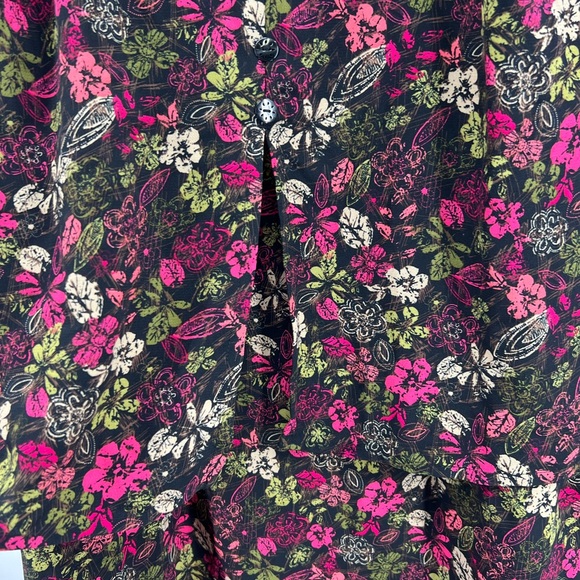 CJ Banks floral 90s ankle dress illusion Y2K modest casual business 16W plus - Picture 4 of 9